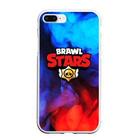 Чехол для iPhone 7Plus/8 Plus матовый с принтом BRAWL STARS SMOKE , Силикон | Область печати: задняя сторона чехла, без боковых панелей | android | brawl stars | crow | games | leon | mobile game | stars | бравл старс | ворон | игры | леон | мобильные игры