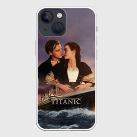 Чехол для iPhone 13 mini с принтом Titanic ,  |  | Тематика изображения на принте: cameron | dawson | dicaprio | jack | james | kate | leonardo | liner | ocean | rose | titanic | джеймс | джек | дикаприо | доусон | кейт | кэмерон | лайнер | леонардо | океан | роза | титаник | уинслет