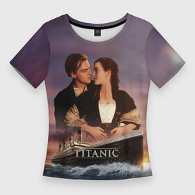 Женская футболка 3D Slim с принтом Titanic ,  |  | cameron | dawson | dicaprio | jack | james | kate | leonardo | liner | ocean | rose | titanic | джеймс | джек | дикаприо | доусон | кейт | кэмерон | лайнер | леонардо | океан | роза | титаник | уинслет