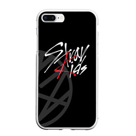 Чехол для iPhone 7Plus/8 Plus матовый с принтом Stray Kids , Силикон | Область печати: задняя сторона чехла, без боковых панелей | 3racha | i.n | jyp nation | k pop | kpop | skz | stray kids | к поп | кпоп | ли ноу | скз | страй кидс | стрэй кидс | сынмина | уджин | феликса | хана | хёнджина | чана | чанбина