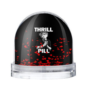 Снежный шар с принтом Thrill pill , Пластик | Изображение внутри шара печатается на глянцевой фотобумаге с двух сторон | pill | thrill | thrill pill | пилл | тимур самедов | трилл | трилл пилл