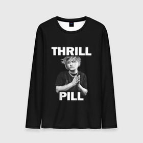 Мужской лонгслив 3D с принтом Thrill pill , 100% полиэстер | длинные рукава, круглый вырез горловины, полуприлегающий силуэт | pill | thrill | thrill pill | пилл | тимур самедов | трилл | трилл пилл
