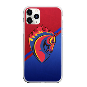 Чехол для iPhone 11 Pro Max матовый с принтом Конь! , Силикон |  | cska | fc cska | pfc cska | конь | красно синие | пфк цска | россия | рпл | рфпл | рфс | фк цска | футбол | цска