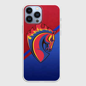 Чехол для iPhone 13 Pro Max с принтом Конь ,  |  | cska | fc cska | pfc cska | конь | красно синие | пфк цска | россия | рпл | рфпл | рфс | фк цска | футбол | цска