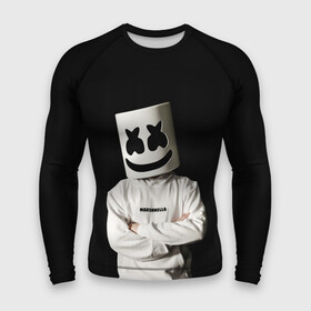 Мужской рашгард 3D с принтом Marshmello ,  |  | christopher | comstock | dj | dotcom | friends | marshmallow | marshmello | usa | диджей | друзья | комсток | крис | маршмэллоу | продюсер | сша