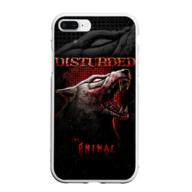 Чехол для iPhone 7Plus/8 Plus матовый с принтом Disturbed , Силикон | Область печати: задняя сторона чехла, без боковых панелей | Тематика изображения на принте: asylum | disturbed | heavy metal | immortalized | the guy | the lost children | группы | метал | рок