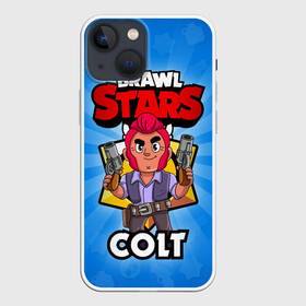 Чехол для iPhone 13 mini с принтом BRAWL STARS COLT ,  |  | brawl stars | brawl stars colt | brawler | colt | бравл старз | бравлер | кольт