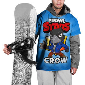 Накидка на куртку 3D с принтом BRAWL STARS CROW , 100% полиэстер |  | brawl stars | brawl stars crow | brawler | crow | бравл старз | бравлер | ворон