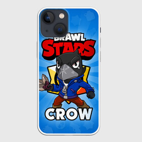 Чехол для iPhone 13 mini с принтом BRAWL STARS CROW ,  |  | brawl stars | brawl stars crow | brawler | crow | бравл старз | бравлер | ворон