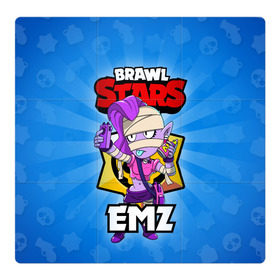 Магнитный плакат 3Х3 с принтом BRAWL STARS EMZ , Полимерный материал с магнитным слоем | 9 деталей размером 9*9 см | brawl stars | brawl stars emz | brawler | emz | бравл старз | бравлер | эмз
