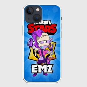 Чехол для iPhone 13 mini с принтом BRAWL STARS EMZ ,  |  | brawl stars | brawl stars emz | brawler | emz | бравл старз | бравлер | эмз