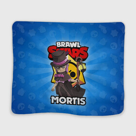 Плед 3D с принтом BRAWL STARS MORTIS , 100% полиэстер | закругленные углы, все края обработаны. Ткань не мнется и не растягивается | brawl stars | brawl stars mortis | brawler | mortis | бравл старз | бравлер | мортис