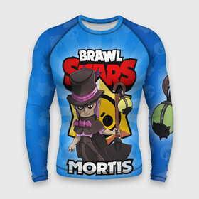 Мужской рашгард 3D с принтом BRAWL STARS MORTIS ,  |  | brawl stars | brawl stars mortis | brawler | mortis | бравл старз | бравлер | мортис