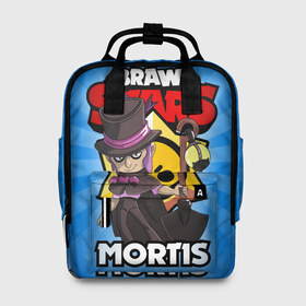 Женский рюкзак 3D с принтом BRAWL STARS MORTIS , 100% полиэстер | лямки с регулируемой длиной, сверху ручки, чтобы рюкзак нести как сумку. Основное отделение закрывается на молнию, как и внешний карман. Внутри два дополнительных кармана, один из которых закрывается на молнию. По бокам два дополнительных кармашка, куда поместится маленькая бутылочка
 | brawl stars | brawl stars mortis | brawler | mortis | бравл старз | бравлер | мортис