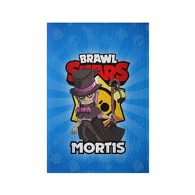 Обложка для паспорта матовая кожа с принтом BRAWL STARS MORTIS , натуральная матовая кожа | размер 19,3 х 13,7 см; прозрачные пластиковые крепления | brawl stars | brawl stars mortis | brawler | mortis | бравл старз | бравлер | мортис