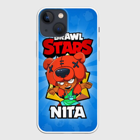 Чехол для iPhone 13 mini с принтом BRAWL STARS NITA ,  |  | brawl stars | brawl stars nita | brawler | nita | бравл старз | бравлер | нита