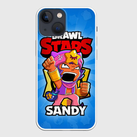 Чехол для iPhone 13 mini с принтом BRAWL STARS SANDY ,  |  | brawl stars | brawl stars sandy | brawler | sandy | бравл старз | бравлер | сэнди