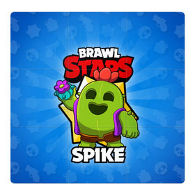 Магнитный плакат 3Х3 с принтом BRAWL STARS SPIKE , Полимерный материал с магнитным слоем | 9 деталей размером 9*9 см | brawl stars | brawl stars spike | brawler | spike | бравл старз | бравлер | спайк