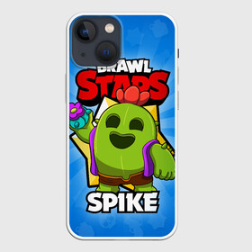Чехол для iPhone 13 mini с принтом BRAWL STARS SPIKE ,  |  | brawl stars | brawl stars spike | brawler | spike | бравл старз | бравлер | спайк