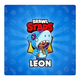 Магнитный плакат 3Х3 с принтом BRAWL STARS LEON , Полимерный материал с магнитным слоем | 9 деталей размером 9*9 см | brawl stars | brawl stars leon | brawler | leon | бравл старз | бравлер | леон