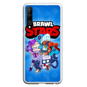 Чехол для Honor P30 с принтом BRAWL STARS , Силикон | Область печати: задняя сторона чехла, без боковых панелей | 8 bit | 8 бит | brawl stars | brawler | emz | leon | nita | бравл старз | бравлер | леон | нита | эмз