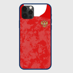 Чехол для iPhone 12 Pro с принтом Russia home EURO 2020  , силикон | область печати: задняя сторона чехла, без боковых панелей | Тематика изображения на принте: championship | cup | dzyuba | russia | tdrfifa19 | world | артем | дзюба | европы | мира | мундиаль | россия | чемпионат