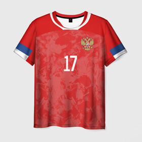 Мужская футболка 3D с принтом Golovin home EURO 2020 , 100% полиэфир | прямой крой, круглый вырез горловины, длина до линии бедер | championship | cup | golovin | russia | tdrfifa19 | world | головин | европы | мира | мундиаль | россия | чемпионат