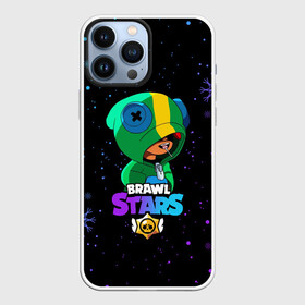 Чехол для iPhone 13 Pro Max с принтом Новогодний Brawl Stars LEON ,  |  | Тематика изображения на принте: brawl | brawl stars | crow | leon | stars | бравл | бравл старс | браво старс | игра | компьютерная | кров | леон | новогодний | новый год | онлайн | с новым годом | снежинки | старс