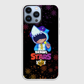 Чехол для iPhone 13 Pro Max с принтом Новогодний Brawl Stars LEON ,  |  | Тематика изображения на принте: brawl | brawl stars | crow | leon | stars | бравл | бравл старс | браво старс | игра | компьютерная | кров | леон | новогодний | новый год | онлайн | с новым годом | снежинки | старс