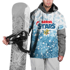Накидка на куртку 3D с принтом Новогодний Brawl Stars , 100% полиэстер |  | brawl | christmas | crow | game | leon | new year | snow | spike | stars | winter | ворон | елка | ель | зима | игра | леон | мороз | новый год | рождество | санта | снег | снежинка | спайк