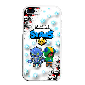 Чехол для iPhone 7Plus/8 Plus матовый с принтом Новогодний Brawl Stars Two Leon , Силикон | Область печати: задняя сторона чехла, без боковых панелей | brawl stars | brawl stars 8 bit | brawl stars crow | brawl stars crow phoenix | brawl stars l | brawl stars leon | brawl stars leon shark | brawl stars nita | brawl stars robot spike | brawl stars spike | бравл старс | бравла старс | браво с