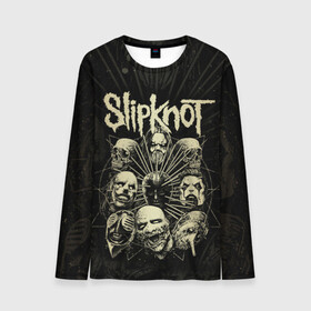 Мужской лонгслив 3D с принтом Slipknot , 100% полиэстер | длинные рукава, круглый вырез горловины, полуприлегающий силуэт | slipknot | we are not your kind | альтернативный метал | грув метал | метал | музыка | ню метал | слипнот