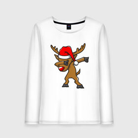 Женский лонгслив хлопок с принтом Dab Deer , 100% хлопок |  | 2020 | christmas | dab | deer | new year | santa claus | борода | даб | дед | дед мороз | дедушка | ёлка | зима | мороз | новый год | олень | праздник | рождество | санта клаус | снег