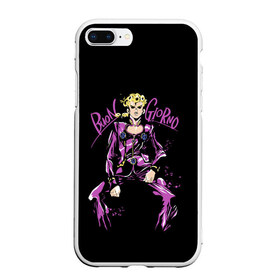 Чехол для iPhone 7Plus/8 Plus матовый с принтом JoJos Bizarre Adventure , Силикон | Область печати: задняя сторона чехла, без боковых панелей | adventure | bizarre | joestar | jojo | jojos | jonathan | joseph | joutarou | kuujou | manga | джоджо | джозеф | джонатан | джостар | дзётаро | кудзё | манга | невероятные | приключения