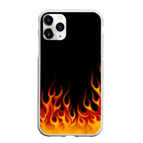 Чехол для iPhone 11 Pro матовый с принтом Пламя Old School , Силикон |  | Тематика изображения на принте: burn | fire | костер | нарисованный | огня | огонь | олдскул | пламени | пламя | пожар | пылает | рисованный огонь | языки