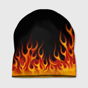 Шапка 3D с принтом Пламя Old School , 100% полиэстер | универсальный размер, печать по всей поверхности изделия | Тематика изображения на принте: burn | fire | костер | нарисованный | огня | огонь | олдскул | пламени | пламя | пожар | пылает | рисованный огонь | языки