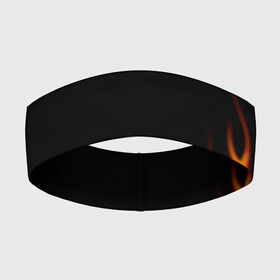 Повязка на голову 3D с принтом Пламя Old School ,  |  | burn | fire | костер | нарисованный | огня | огонь | олдскул | пламени | пламя | пожар | пылает | рисованный огонь | языки