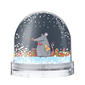 Снежный шар с принтом Мышка с сыром , Пластик | Изображение внутри шара печатается на глянцевой фотобумаге с двух сторон | 2020 | mouse | rat | годкрысы | годмыши | зима | зимняя | крыса | мороз | мышка | мышь | новогодняя | новый год | новый год 2020 | рождество | симолгода | снег | холод