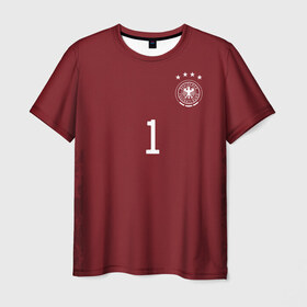 Мужская футболка 3D с принтом Neuer GK EURO 2020 , 100% полиэфир | прямой крой, круглый вырез горловины, длина до линии бедер | champion | championship | euro | germany | neuer | tdrfifa19 | uefa | евро | нойер | уефа | чемпиона европы