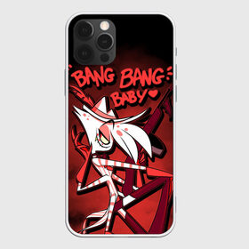 Чехол для iPhone 12 Pro Max с принтом ОТЕЛЬ ХАЗБИН ЭНДЖЕЛ ДАСТ , Силикон |  | angel dust | bang bang baby | hazbin hotel | демон | отель хазбин | отель хазбин энджел даст | паук демон | энджел даст
