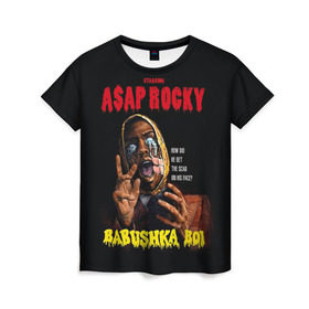 Женская футболка 3D с принтом BABUSHKA BOI , 100% полиэфир ( синтетическое хлопкоподобное полотно) | прямой крой, круглый вырез горловины, длина до линии бедер | Тематика изображения на принте: aap | aap rocky | asap | asap rocky | babushka | babushka boi | babushka boy