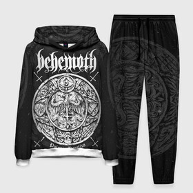 Мужской костюм 3D (с толстовкой) с принтом Behemoth ,  |  | behemoth | black metal | death metal | inferno | nergal | orion | seth | блэк метал | группы | дэт метал | метал | музыка | рок