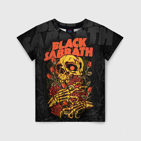 Детская футболка 3D с принтом Black Sabbath , 100% гипоаллергенный полиэфир | прямой крой, круглый вырез горловины, длина до линии бедер, чуть спущенное плечо, ткань немного тянется | black sabbath | hard rock | heavy metal | блэк сабат | группы | метал | музыка | оззи осборн | рок | хард рок | хэви метал