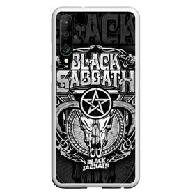 Чехол для Honor P30 с принтом Black Sabbath , Силикон | Область печати: задняя сторона чехла, без боковых панелей | Тематика изображения на принте: black sabbath | hard rock | heavy metal | блэк сабат | группы | метал | музыка | оззи осборн | рок | хард рок | хэви метал