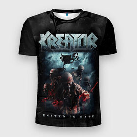 Мужская футболка 3D спортивная с принтом Kreator , 100% полиэстер с улучшенными характеристиками | приталенный силуэт, круглая горловина, широкие плечи, сужается к линии бедра | kreator | metal | готик метал | группы | дэт метала | индастриал метал | метал | музыка | рок | трэш метал
