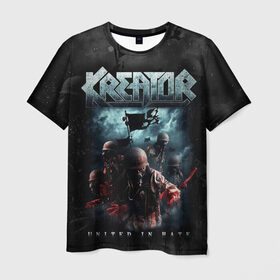 Мужская футболка 3D с принтом Kreator , 100% полиэфир | прямой крой, круглый вырез горловины, длина до линии бедер | kreator | metal | готик метал | группы | дэт метала | индастриал метал | метал | музыка | рок | трэш метал