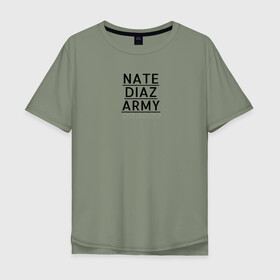 Мужская футболка хлопок Oversize с принтом NATE DIAZ ARMY , 100% хлопок | свободный крой, круглый ворот, “спинка” длиннее передней части | нейт диаз nate diaz army стиль
спорт стоктон