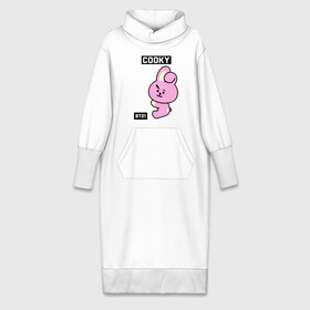 Платье удлиненное хлопок с принтом COOKY BT21 ,  |  | bt21 | bts | chimmy | cooky | koya | love yourself. | mang | rj | shooky | tata | бт21 | бтс