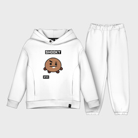 Детский костюм хлопок Oversize с принтом SHOOKY BT21 ,  |  | bt21 | bts | chimmy | cooky | koya | love yourself. | mang | rj | shooky | tata | бт21 | бтс