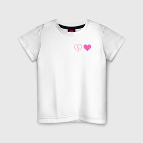 Детская футболка хлопок с принтом Yungblud heart , 100% хлопок | круглый вырез горловины, полуприлегающий силуэт, длина до линии бедер | Тематика изображения на принте: 